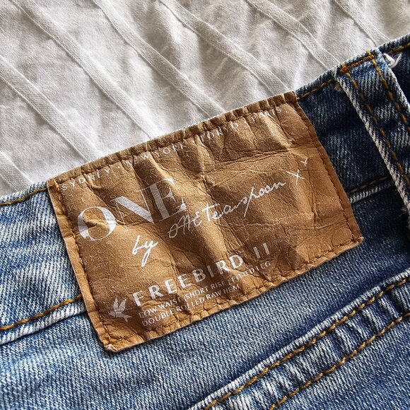 One Teaspoon Freebirds II Low-rise Distressed Skinny Jeans - Blue Blonde - Sz 26 - Picture 4 of 14